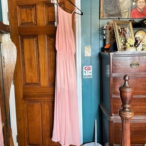 Simple dress from a beach wedding